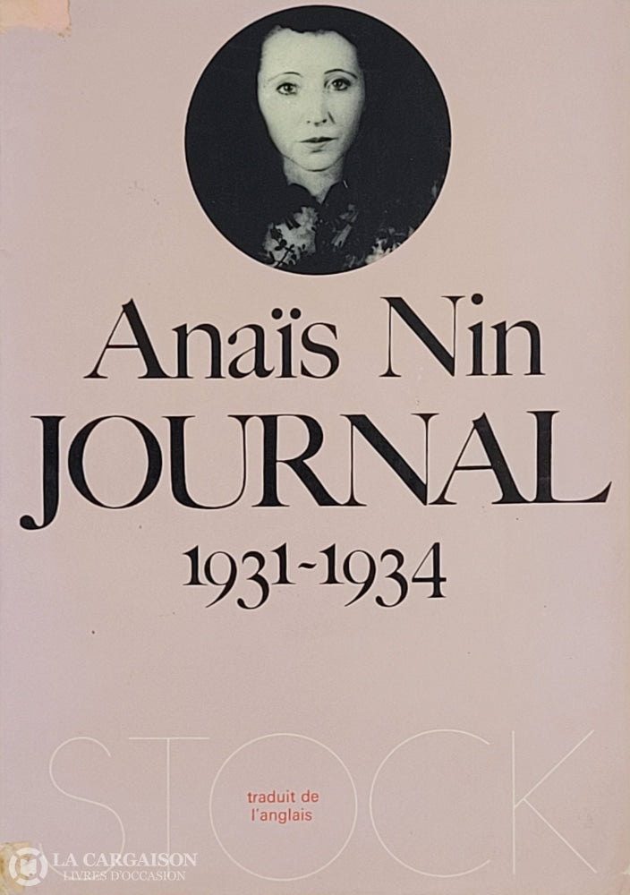 Nin Anais. Journal - Volume 01: 1931-1934 D’occasion Acceptable Livre