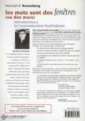 Rosenberg Marshall B. Mots Sont Des Fenêtres (Ou Murs) (Les):  Introduction À La Communication Non